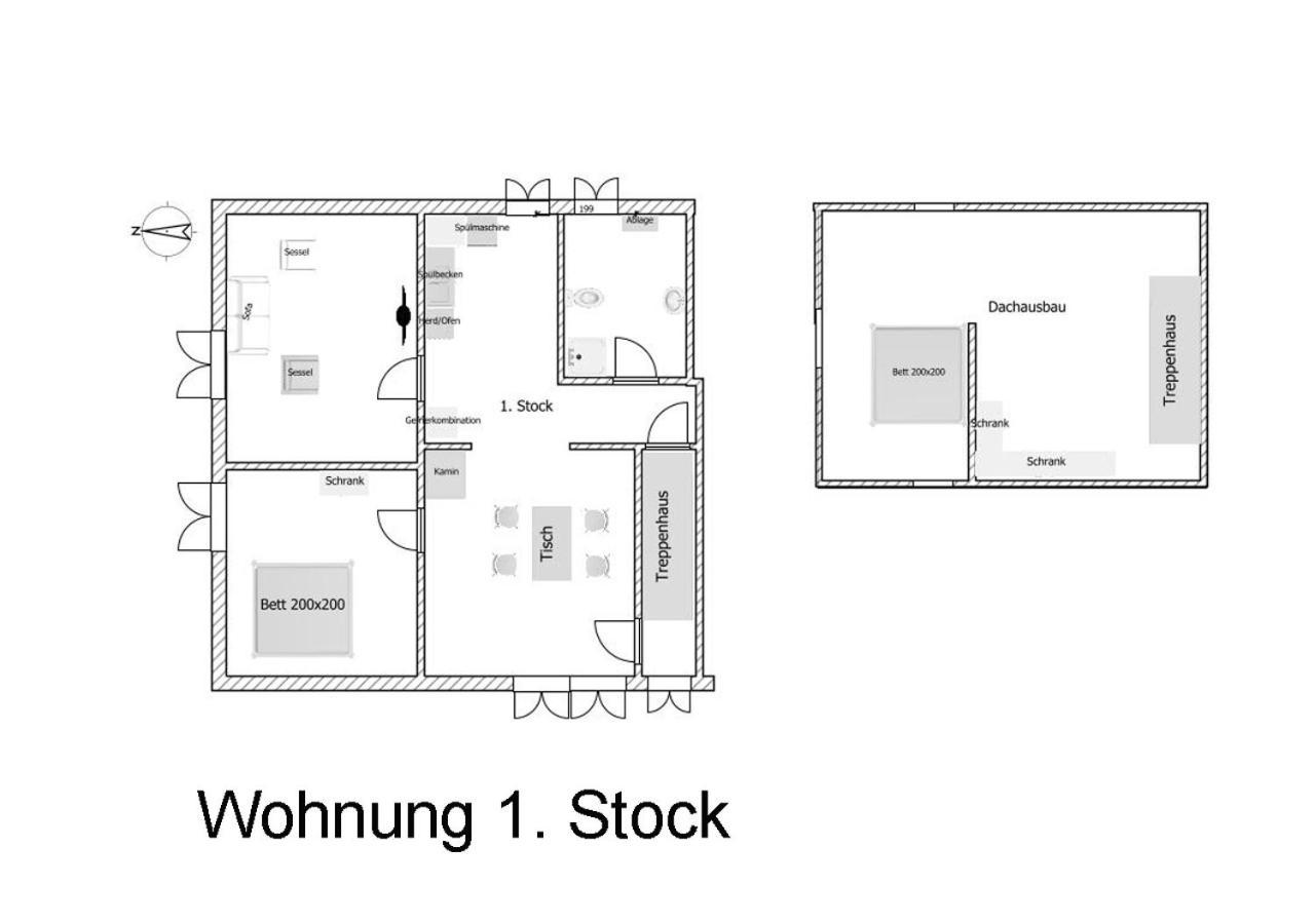 "Haus Auf Dem Berg" Apartment Westensee Exterior photo